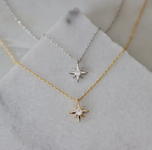 Load image into Gallery viewer, Mini Star Necklace CZ
