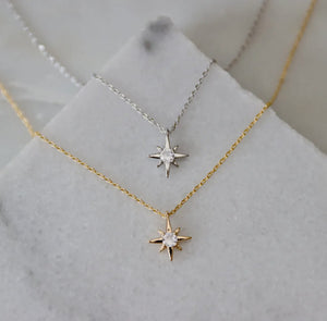 Mini Star Necklace CZ