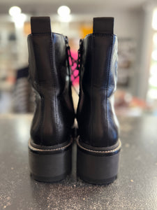 Tory Burch Miller Combat Boots, Size 8