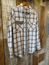 Load image into Gallery viewer, Free People Flannel Shacket, Size Small
