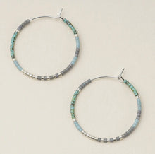 Load image into Gallery viewer, Miyuki Bead Small Hoop Earrings
