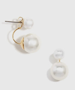 Zenzii Pearl Ear Jacket Earrings