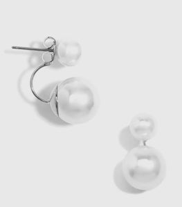 Zenzii Pearl Ear Jacket Earrings