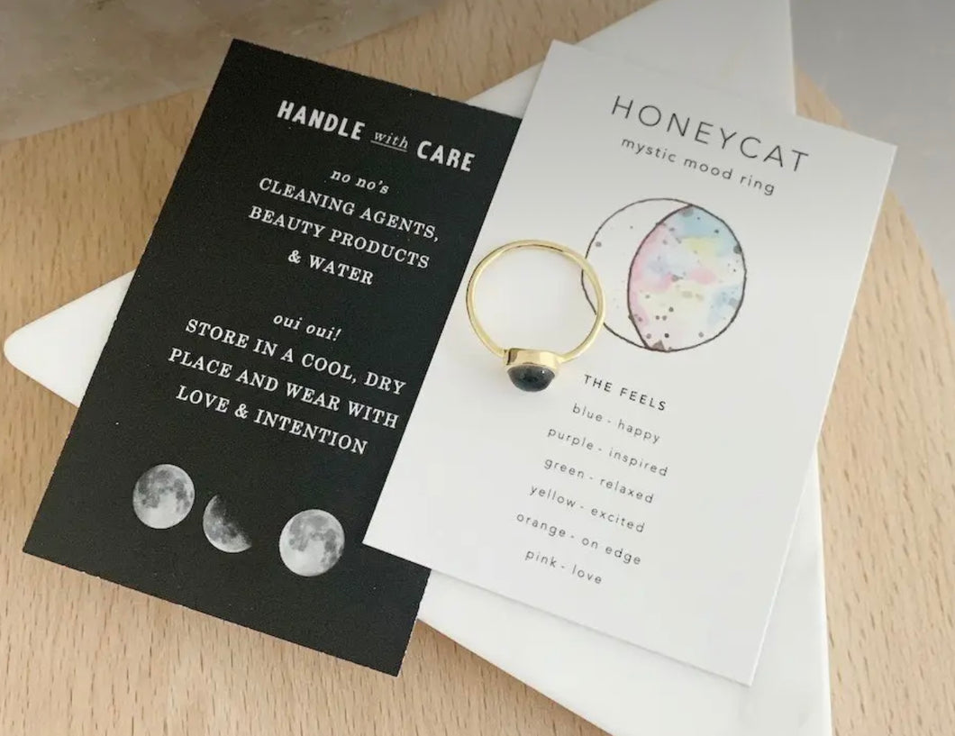 Honeycat Mood Ring