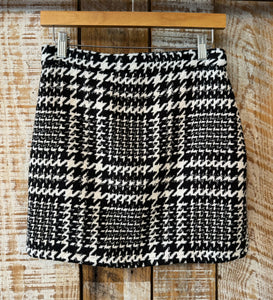 Altard State Houndstooth Skirt, Size Medium