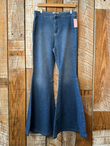 Free People Bell Bottom Flare Jeans, Size 30 US 10