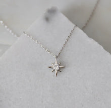 Load image into Gallery viewer, Mini Star Necklace CZ
