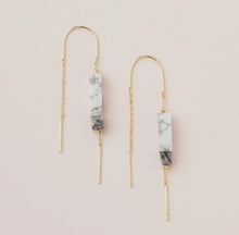 Load image into Gallery viewer, Semi Precious Stone Threader Earrings
