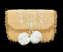Load image into Gallery viewer, NWT Deux Lux Raffia Clutch
