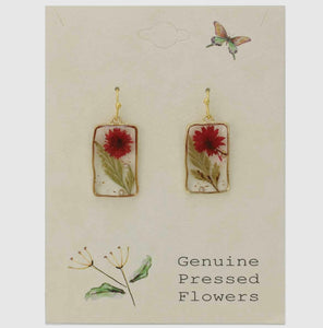 Pressed Flowers Earrings