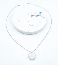 Load image into Gallery viewer, Single Disk Necklace
