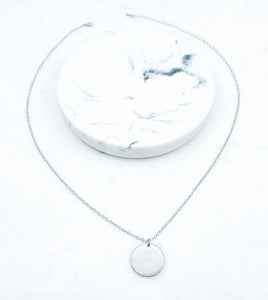 Single Disk Necklace