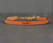 Load image into Gallery viewer, Leather Inspirational Bracelets, Handmade in The USA
