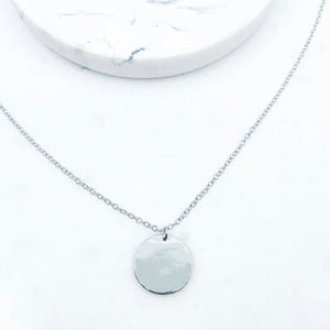 Single Disk Necklace