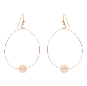 Single Pearl Earrings