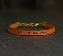 Load image into Gallery viewer, Leather Inspirational Bracelets, Handmade in The USA
