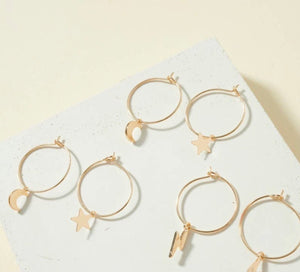 Charm Hoops