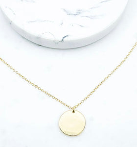 Single Disk Necklace